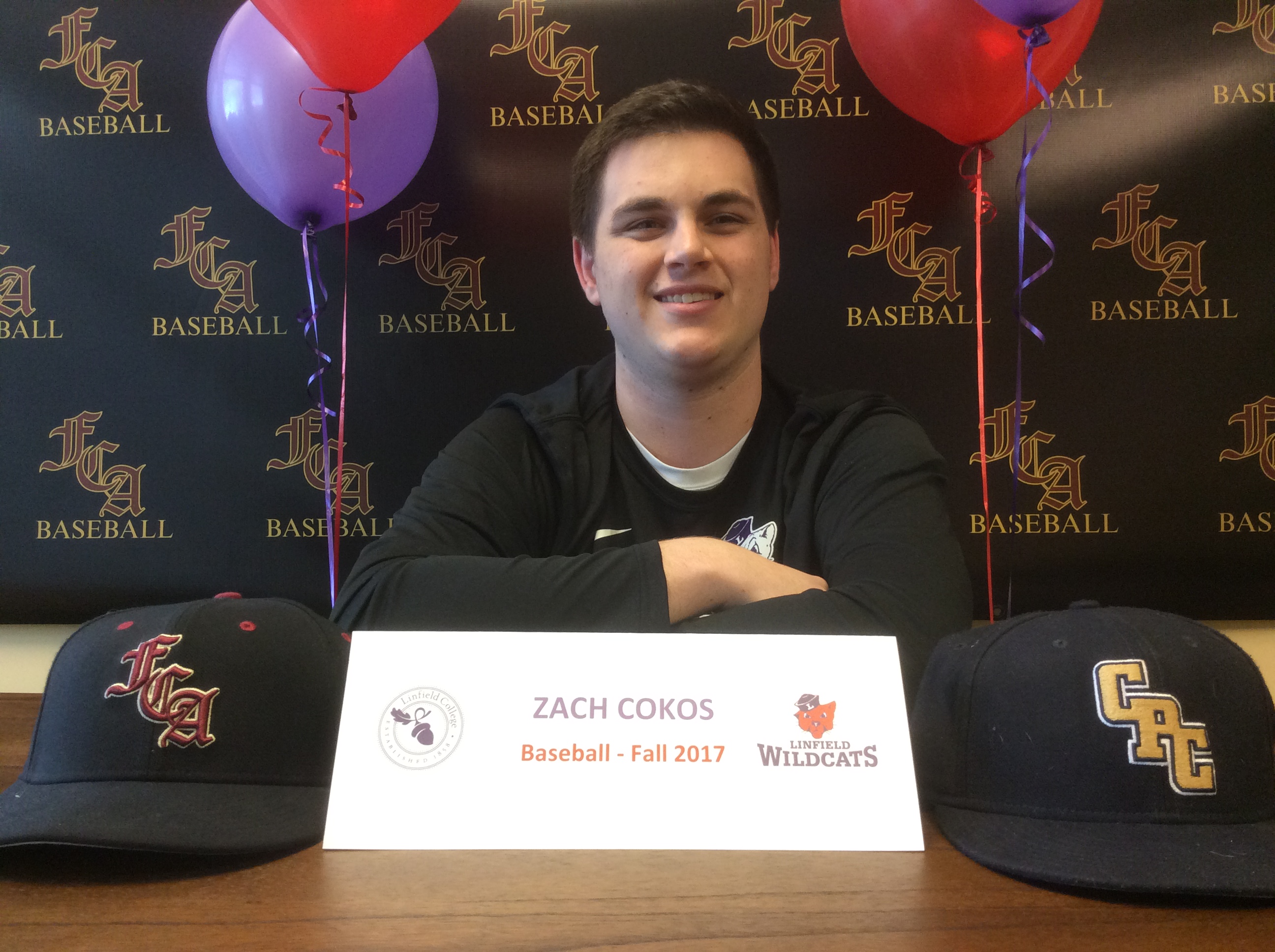 Zachary Cokos - Signing with Linfield College